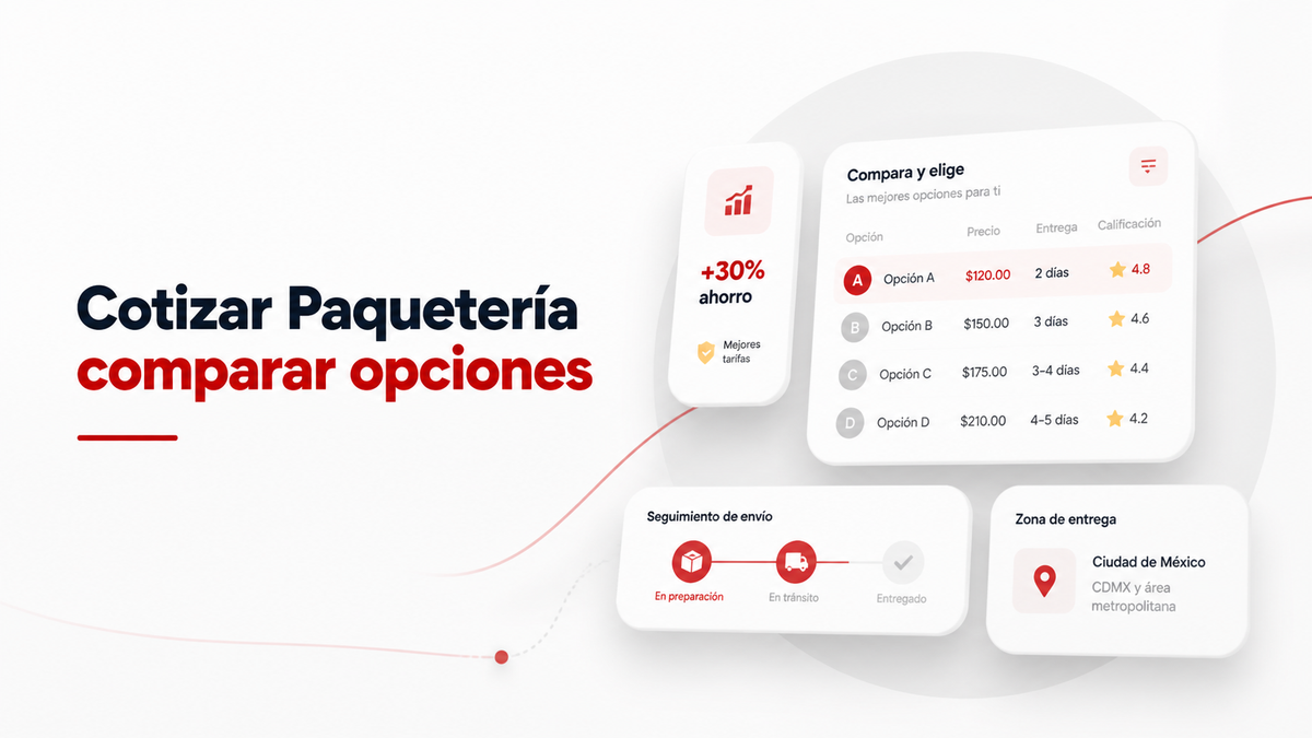 Cotizar Paquetería: Cómo Comparar Opciones sin Perder Tiempo