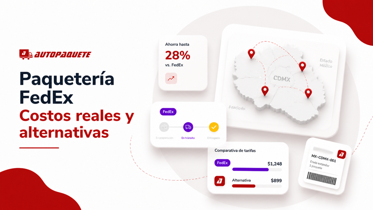 Paquetería FedEx: Costos Reales y Alternativas para tu Negocio en México - Guía completa de Autopaquete
