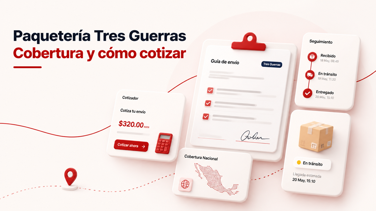 Paquetería Tres Guerras: Qué Es, Cobertura y Cómo Cotizar tu Envío - Guía completa de Autopaquete